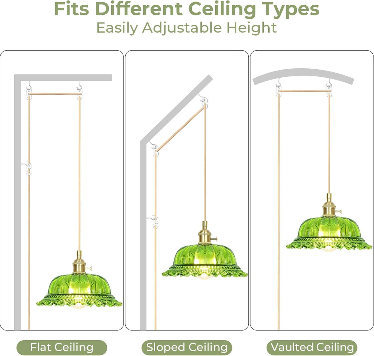 Hanging Lamp Plug in Pendant Light