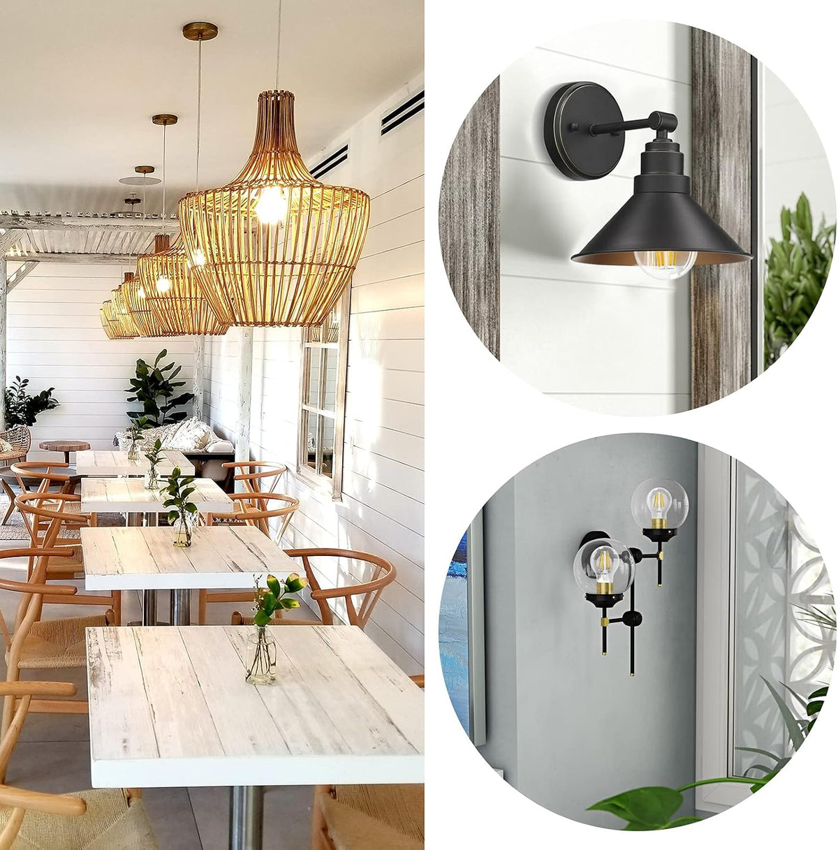 A19 E26 Base Dimmable Edison LED Bulb, 4W(40 Watt Equivalent) Stepless Dimming Light Bulbs 470lm, 3000K Soft Warm White, Vintage Clear Glass LED Filament Bulb for Home, Wall Sconce, Chandelier, 6 Pack