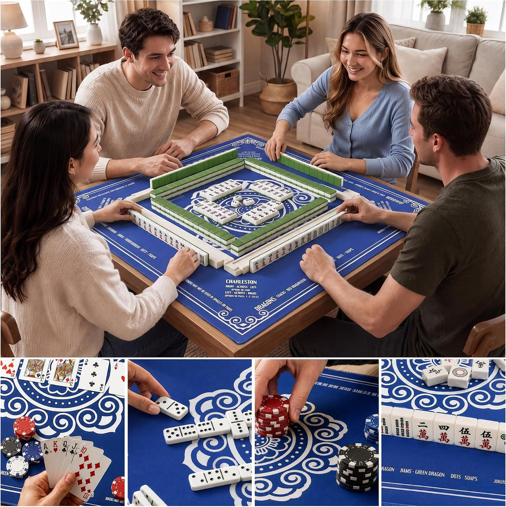 33 x 33 Mahjong Mat with Rule